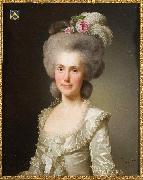 Alexandre Roslin Portrait of Marie Jeanne Jeanne Puissant Sweden oil painting artist